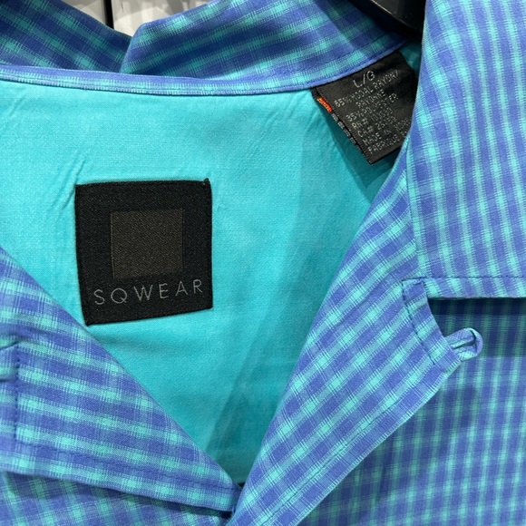 SQWEAR Button Down Shirt Model Cotton Men’s L - Picture 2 of 3